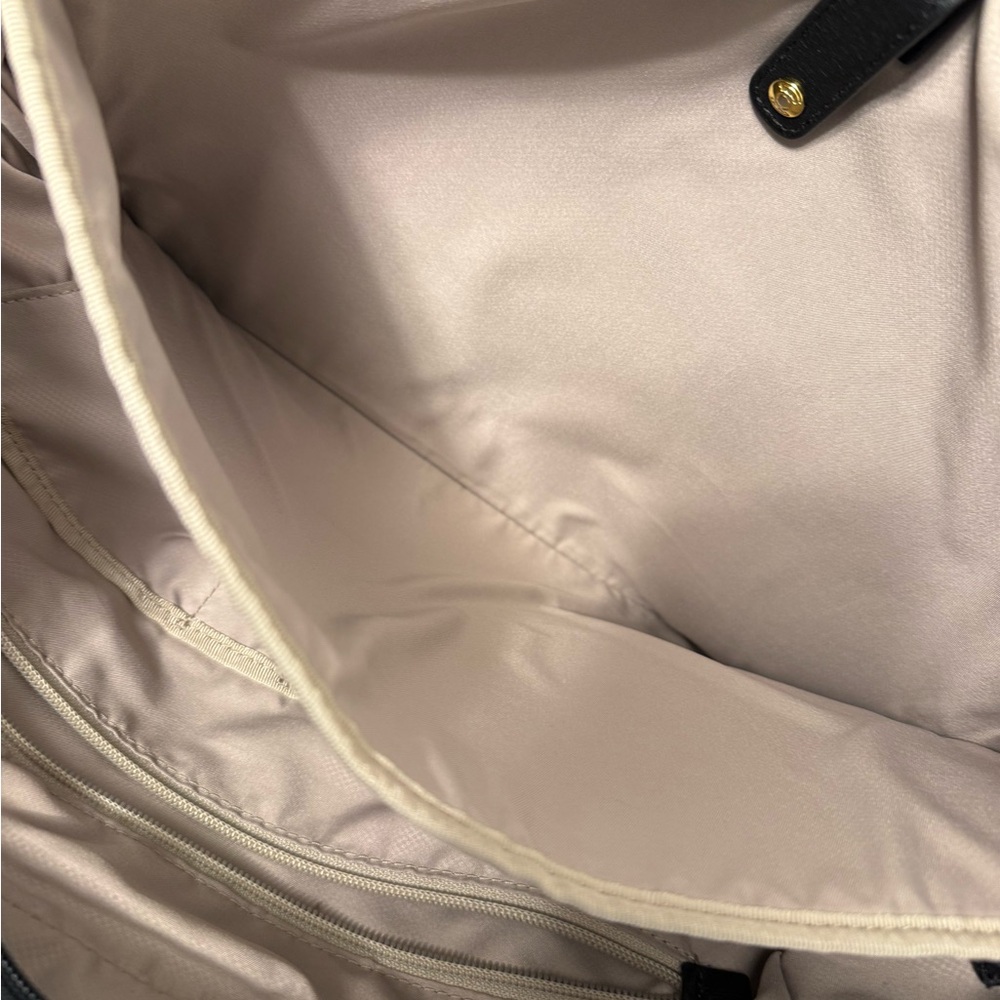 Tumi Black Nylon Tote with Gold Accent Hardware - Picture 5 of 10